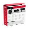HyperX FlipCast – USB/XLR dinaminis mikrofonas (juodas)