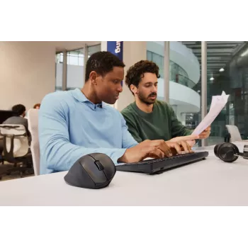 Belaidė ergonominė pasvirusi pelė HP Tilt Ergonomic 725M, juoda