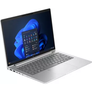 HP EliteBook 6 G1i nešiojamas kompiuteris Intel Core Ultra 7 255U 35,6 cm (14 colių) WUXGA 16 GB DDR5-SDRAM Wi-Fi 7 (802.11be) Windows 11 Pro AI PC sidabrinis