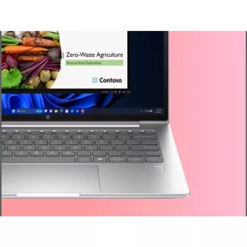 HP ProBook 4 G1iR nešiojamas kompiuteris su Intel Core 5 120U procesoriumi, 35,6 cm (14 colių) WUXGA ekranu, 16 GB DDR5-SDRAM, Wi-Fi 6E (802.11ax) ir Windows 11 Pro, sidabrinis