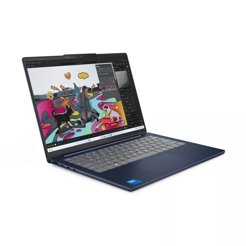 Nešiojamas kompiuteris Lenovo IdeaPad Slim 5 14AKP10 Copilot+ PC AMD Ryzen™ AI 5 330 35,6 cm (14 inch) WUXGA 16 GB DDR5-SDRAM 512 GB SSD Wi-Fi 7 Windows 11 Home Mėlyna