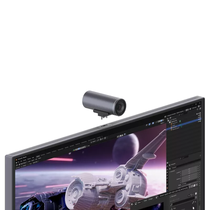 Monitorius Lenovo Yoga Pro 27UD-10 — 26,5 colio QD-OLED 4K (3840×2160), 0,03 ms, USB-C centrinė stotelė, VESA, garsiakalbiai, aukščio reguliavimas, juodas