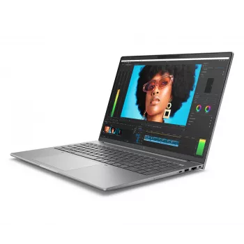 HP ZBook 8 G1i nešiojama darbo stotis – Intel Core Ultra 7 265H, 16 colių WQXGA, 64 GB DDR5, 1 TB SSD, NVIDIA RTX 500 Ada, Wi-Fi 7, Windows 11 Pro, sidabrinė