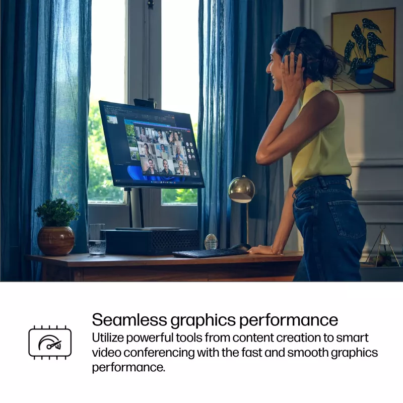 Kompiuteris HP ProDesk 4 SFF G1i AI – Intel Core Ultra 7 265 (5,3 GHz, 20 branduolių), 16 GB DDR5, 1 TB NVMe SSD, Windows 11 Pro, Wi‑Fi 6E
