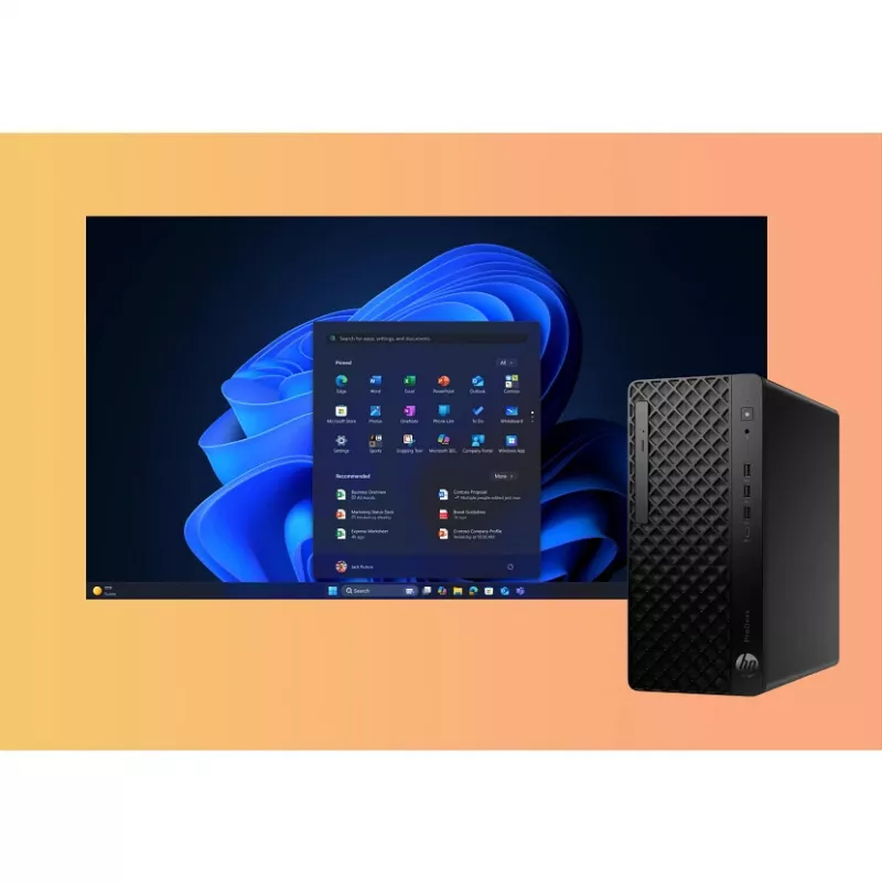 HP ProDesk 4 Tower G1i stalinis kompiuteris AI Intel Core Ultra 5 225 16 GB DDR5-SDRAM Windows 11 Pro