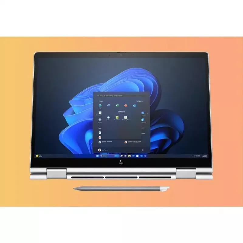HP EliteBook 8 Flip G1i 13 Ultra nešiojamas kompiuteris – 13,3 colių WUXGA jutiklinis IPS 400 nitų, Ryzen 7 255U, 32 GB LPDDR5x-7500, 1 TB SSD, Intel Arc kamera, 62 Wh, Windows 11 Pro
