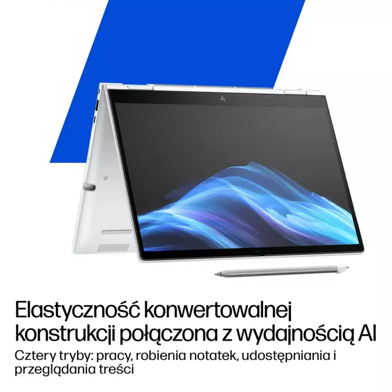 HP EliteBook 8 Flip G1i 13 Ultra nešiojamas kompiuteris – 13,3 colių WUXGA jutiklinis IPS 400 nitų, Ryzen 7 255U, 32 GB LPDDR5x-7500, 1 TB SSD, Intel Arc kamera, 62 Wh, Windows 11 Pro