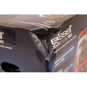 Dėmių valiklis Bissell SpotClean Pro (PAKAVIMAS APGADINTAS, NAUDOTAS KAIP DEMO, TRŪKSTA SKYSČIO BUTELIUKO)