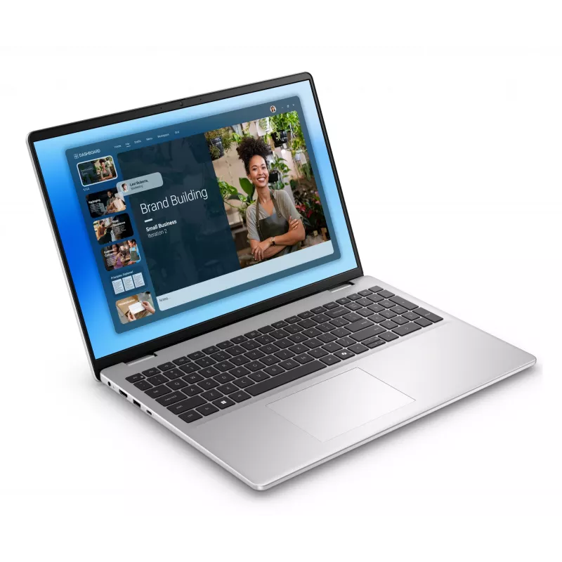 DELL DC16251 nešiojamas kompiuteris Intel Core 5 120U 40,6 cm (16 colių) Full HD+ 16 GB DDR5-SDRAM 512 GB SSD Wi-Fi 6E (802.11ax) Windows 11 Pro mėlynas, sidabrinis