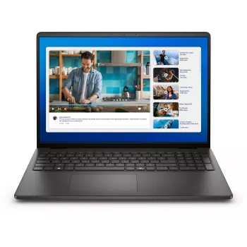 Dell nešiojamas kompiuteris DC16250 Intel Core 5 120U 40,6 cm (16 colių) Full HD+ 8 GB DDR5-SDRAM 512 GB SSD Wi-Fi 6 (802.11ax) Ubuntu Linux UK International juodos spalvos