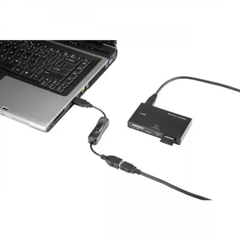 USB kabelis Renkforce RF-3322982 0,25 m USB A juodas