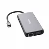 Verbatim CMH-14 USB-C 14 prievadų stotelė, 5000 Mbit/s, sidabrinė