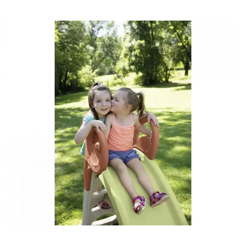 Vaikiška lauko čiuožykla SMOBY Life Slide KS 820510 — plastikinė čiuožykla sodui