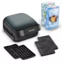 Vafelinė Tefal Snack Collection SW862BF0 2 vafliai 700 W Juoda Tamsiai Žalia