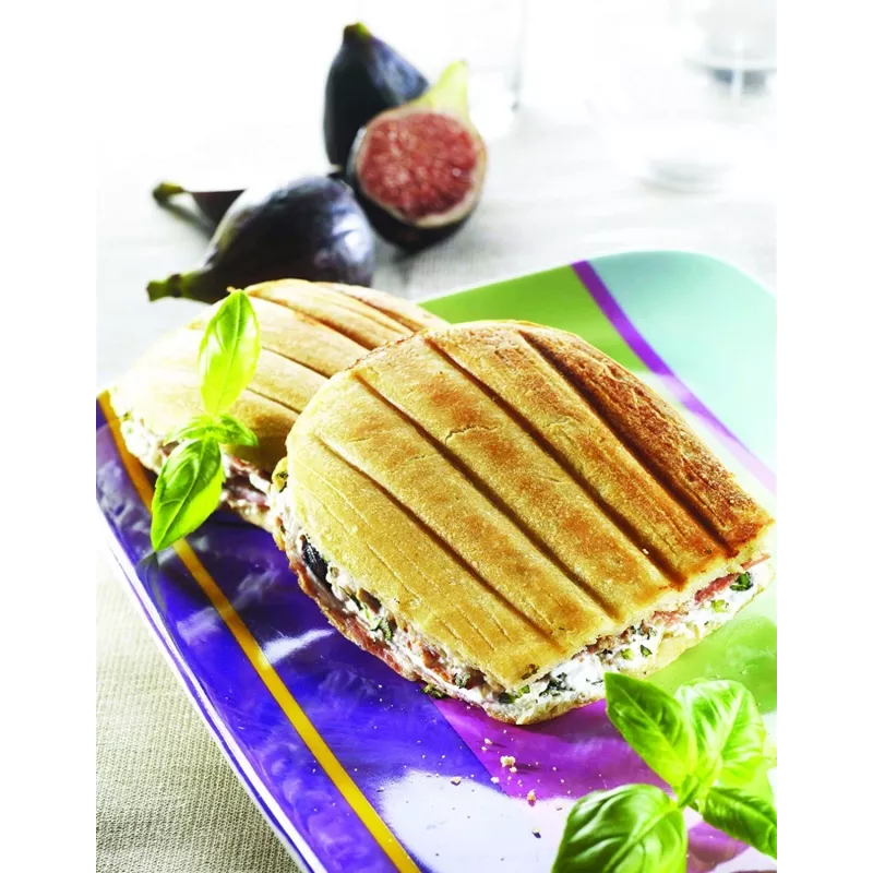 Pakeitimo plokštės Tefal XA800112, skirtos Snack Collection/SnackTime – juodos, 242×155×44 mm, 2 vnt. pakuotė
