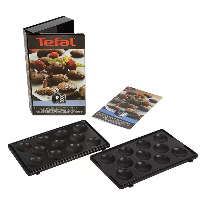 Pakeitimo plokštelė Tefal Snack Collection SnackTime XA801212 — 242×155×44 mm, 2 vnt.