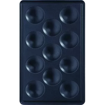 Pakeitimo plokštelė Tefal Snack Collection SnackTime XA801212 — 242×155×44 mm, 2 vnt.