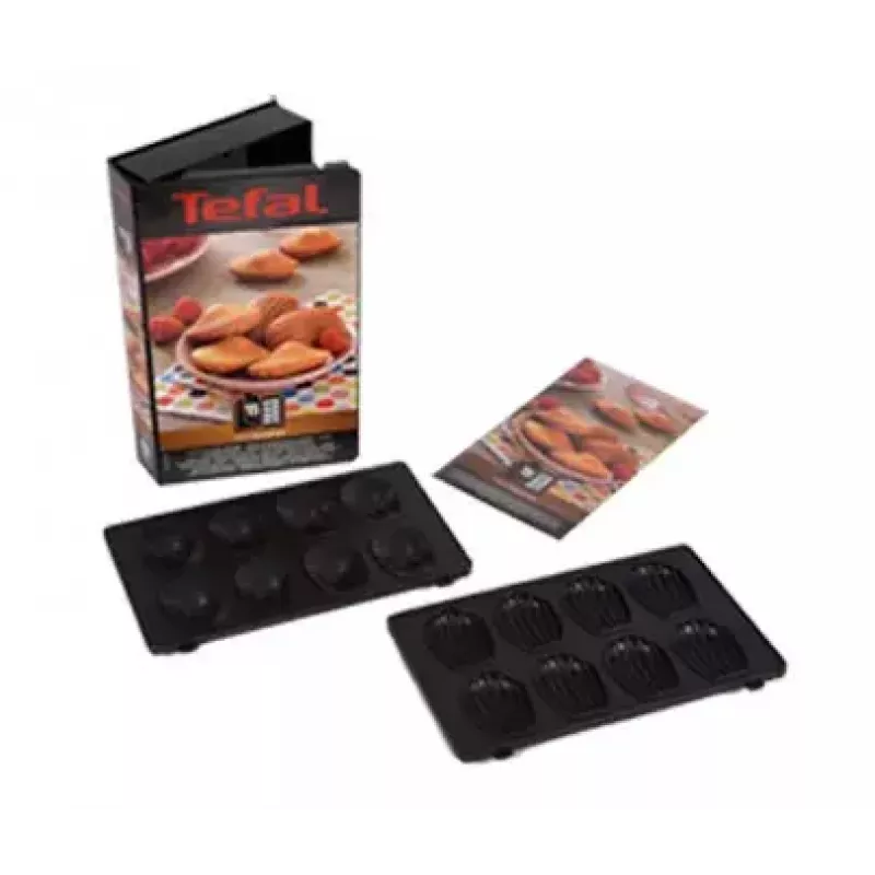 Pakeitimo plokštelė Tefal XA801512 juoda, skirta Snack Collection, 242×155×44 mm, 2 vnt.