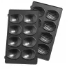 Tefal XA801512 Madeleine plates, juodos