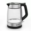 Tefal Glass Kettle KI605830 elektrinis virdulys 1,7 L 2200 W juodas, sidabrinis, permatomas
