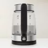 Tefal Glass Kettle KI605830 elektrinis virdulys 1,7 L 2200 W juodas, sidabrinis, permatomas