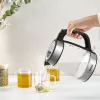 Tefal Glass Kettle KI605830 elektrinis virdulys 1,7 L 2200 W juodas, sidabrinis, permatomas
