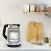 Tefal Glass Kettle KI605830 elektrinis virdulys 1,7 L 2200 W juodas, sidabrinis, permatomas
