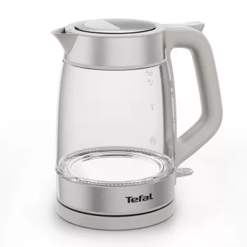 Tefal stiklinis virdulys KI605B30 1,7 L 2200 W Pilka, Sidabrinė, Peršviečiama