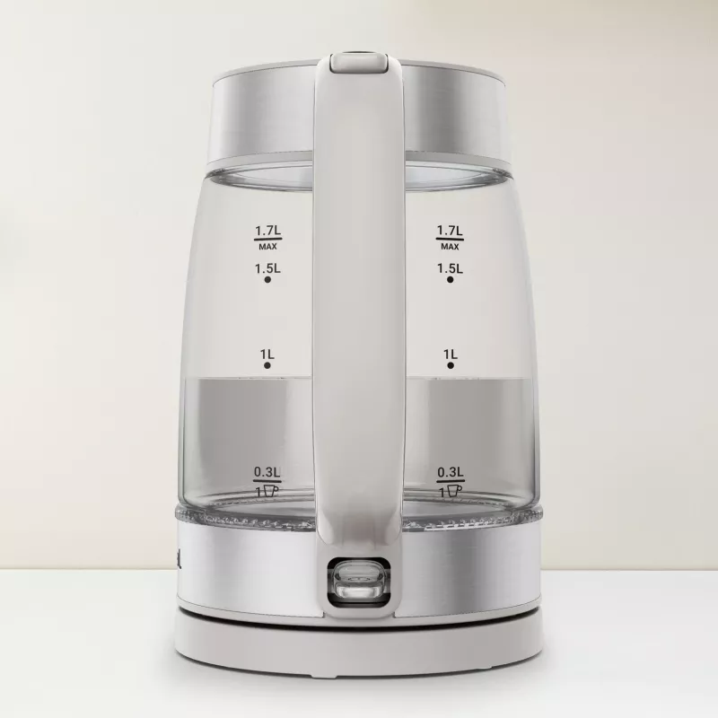 Tefal stiklinis virdulys KI605B30 1,7 L 2200 W Pilka, Sidabrinė, Peršviečiama