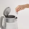 Tefal stiklinis virdulys KI605B30 1,7 L 2200 W Pilka, Sidabrinė, Peršviečiama