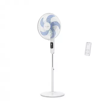 Buitinis grindinis ventiliatorius Rowenta Turbo Silence VU5450F0, 32 W, 1470 mm aukštis, baltas