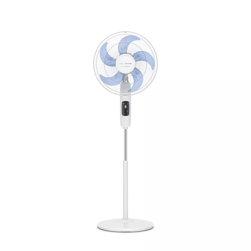Buitinis grindinis ventiliatorius Rowenta Turbo Silence VU5450F0, 32 W, 1470 mm aukštis, baltas