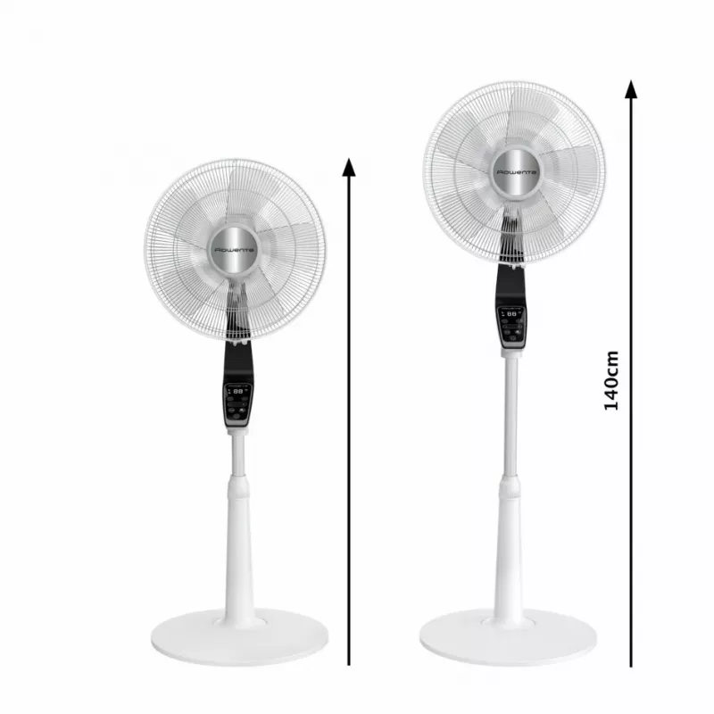 Rowenta Turbo Silence Extreme VU5690 Juoda, Balta – Stovimas ventiliatorius