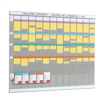 Nobo T-CARD KIT 12 COLM 32 SLOT – planavimo kortelių rinkinys