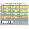 Nobo T-CARD KIT 12 COLM 32 SLOT – planavimo kortelių rinkinys