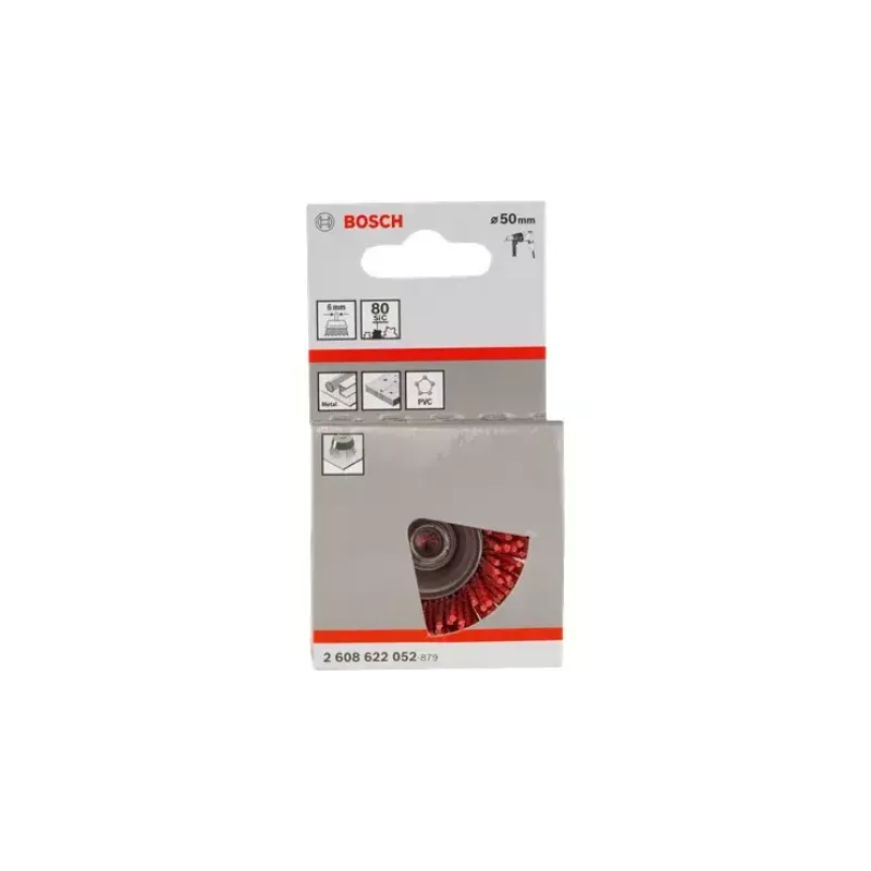 Šepečio puodelis Bosch 2608622052 nailono šereliais, 5 cm skersmuo, 1,1 mm storis