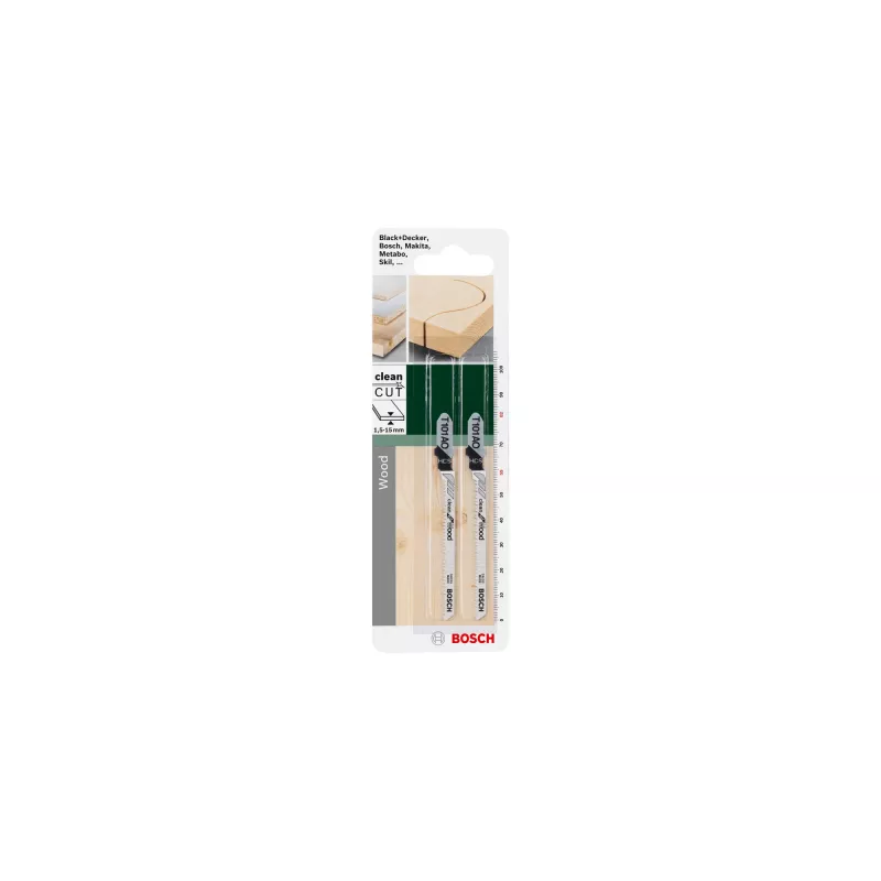 Bosch T101AO pjūklo diskas medžiui HCS 2 vnt.