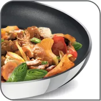 Kepimo indų rinkinys Tefal Intuition B817S255 – nerūdijančio plieno keptuvės 20 cm ir 26 cm