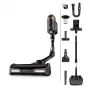 Rowenta X-Force RH99F1 2-in-1 lazdelinis dulkių siurblys, akumuliatorinis, sausas valymas, HEPA, be maišelio, 0,9 l, juoda, pilka