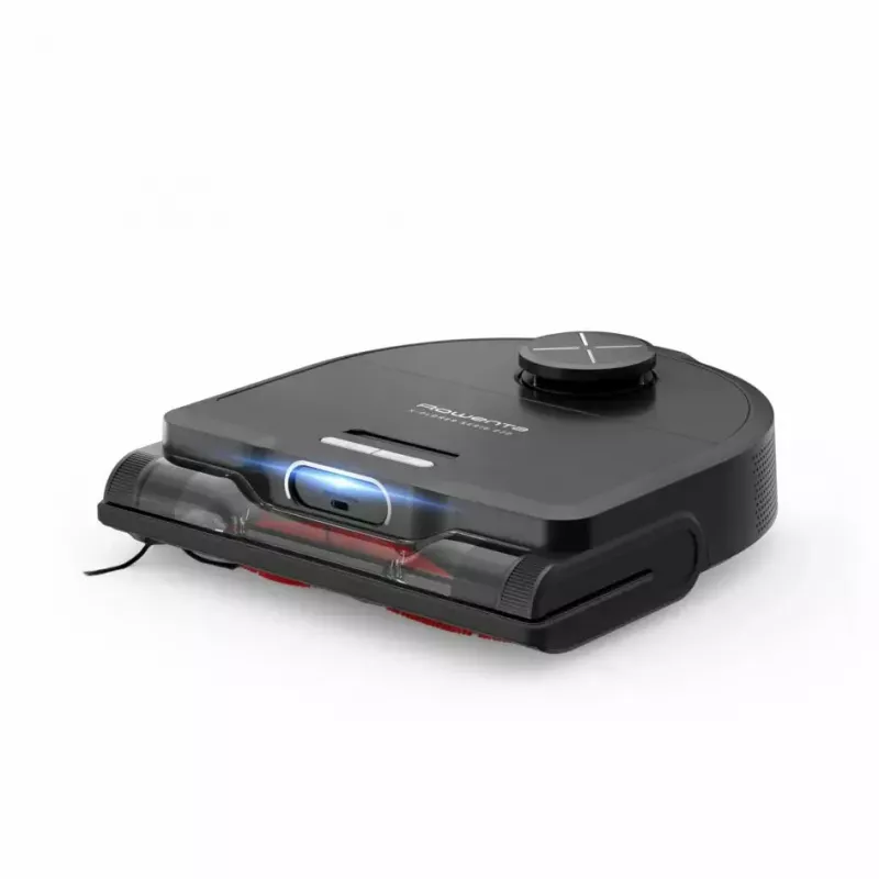 Robotinis dulkių siurblys Rowenta X-Plorer RR9465WH – bekontaktis, D formos, 0,35 L talpa, 120 min veikimo laikas, Li-Ion, juodas