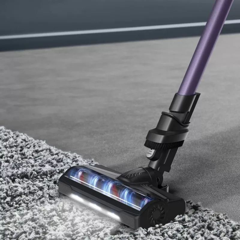 Rowenta RH6A31 2-in-1 belaidis dulkių siurblys, sausas valymas, be maišelio, 140 W, juoda, violetinė