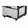 Spintelė su stalčiais Curver 0806770146 — 5 stalčių, po 20 l, juoda/permatoma, 37×39×100 cm