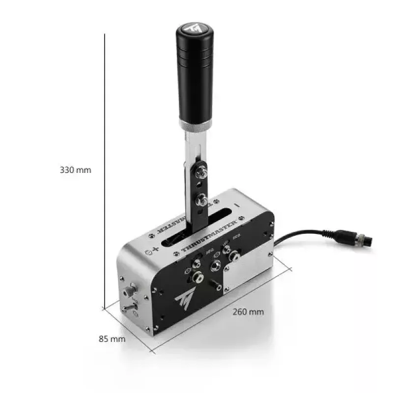 Rankinis stabdis Thrustmaster 4060306 USB juodas sidabrinis PC PS4 PS5 Xbox