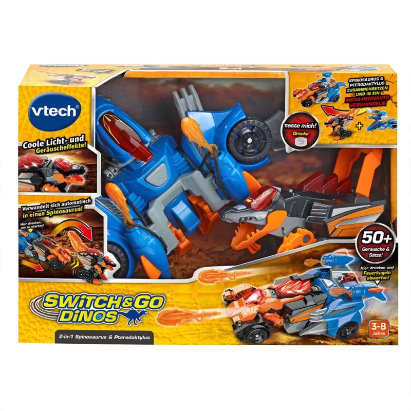 VTech Switch & Go Dinos 549304, 3 metai, garsinis, įvairiaspalvis, 570 g