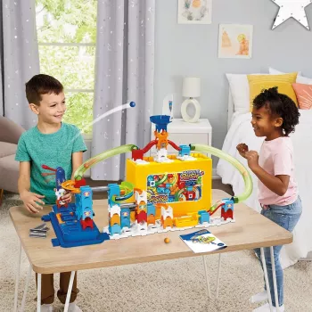 Konstruktorius VTech Marble Rush M400 — 80 dalių, interaktyvus rutuliukų labirintas