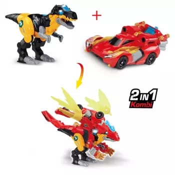 Žaislinė figūrėlė VTech Switch & Go Combo Mega Dragon – transformuojamas automobilis į drakoną