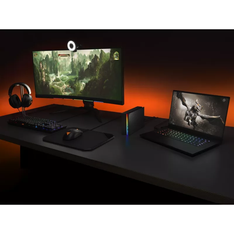 Seagate FireCuda Gaming Hub išorinis kietasis diskas 8 TB Micro-USB B / USB Type-A / USB Type-C 3.2 Gen 1 (3.1 Gen 1) Juoda