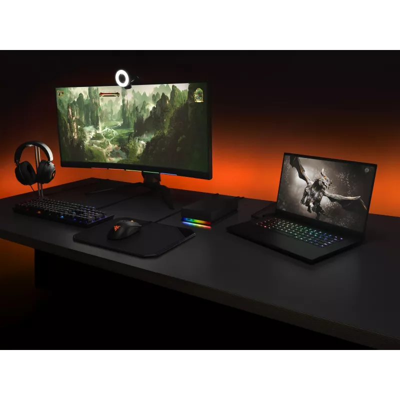 Seagate FireCuda Gaming Hub išorinis kietasis diskas 8 TB Micro-USB B / USB Type-A / USB Type-C 3.2 Gen 1 (3.1 Gen 1) Juoda