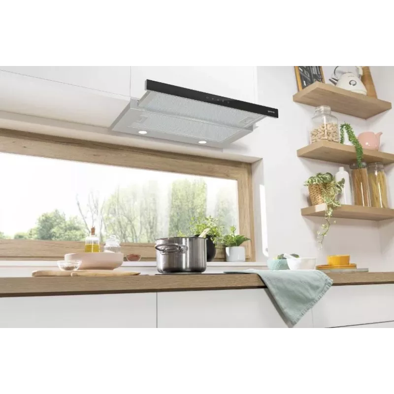 Gorenje TH64E3SGB gartraukis pusiau įmontuojamas (ištraukiamas) nerūdijantis plienas 350 m³/h