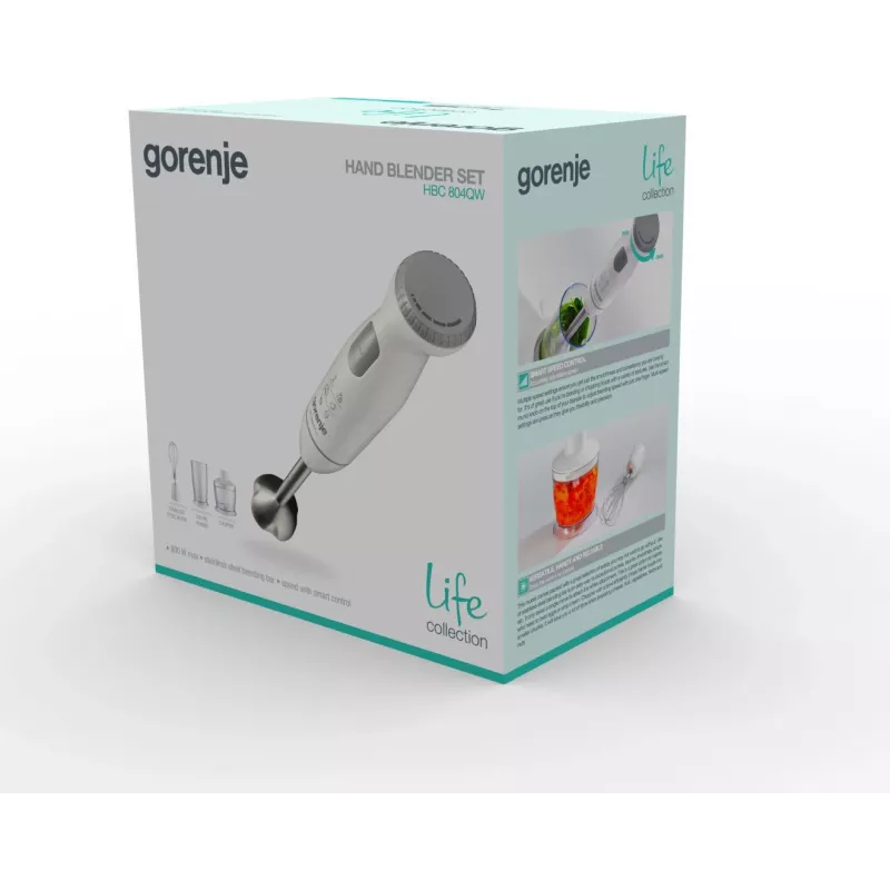 Panardintuvas Gorenje HBC804QW 0,5 L 800 W Baltas
